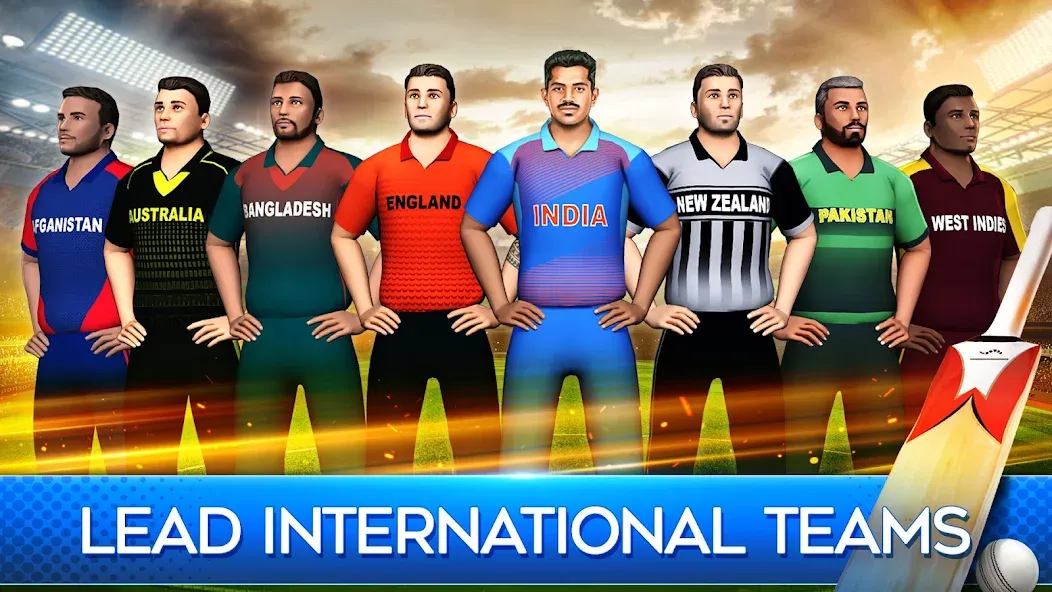World Cricket Premier League — Мод: Много денег — скриншот 2