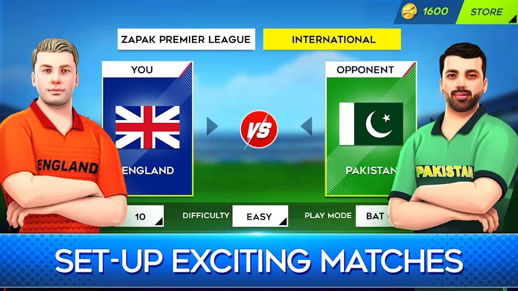 World Cricket Premier League — Мод: Много денег — скриншот 5