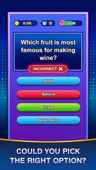Trivia Crush MOD — Много денег на Андроид — скриншот 2