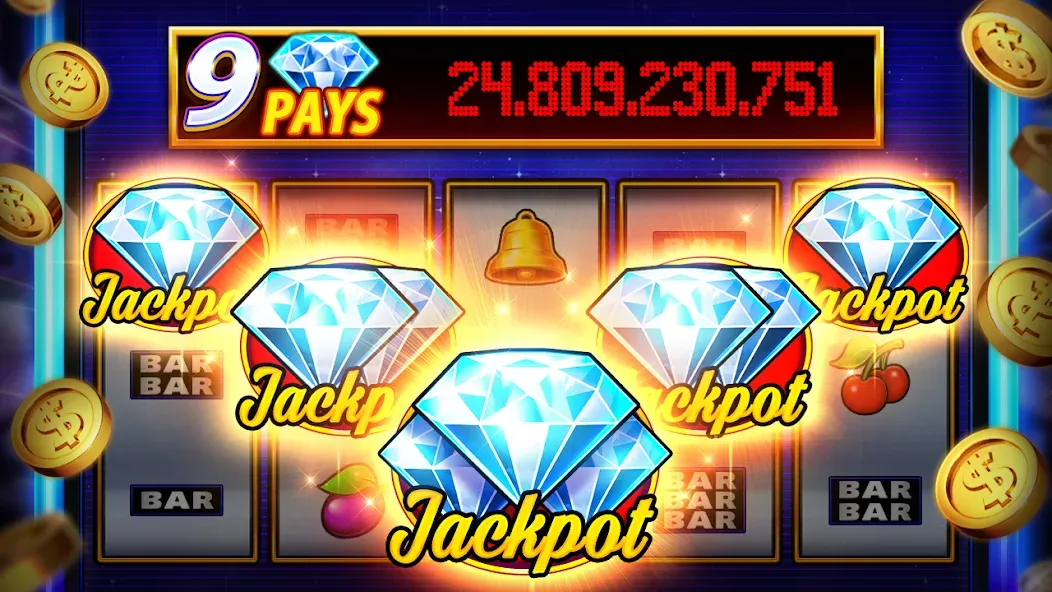 Aquuua Casino - Slots — Взломанная версия (Много денег) — скриншот 3