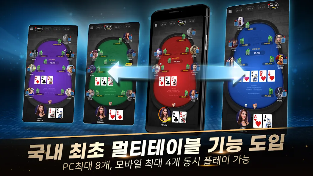 WPL:Texas Hold'em, MTT, Sit&Go MOD — Много денег на Андроид — скриншот 2 WPL:Texas Hold'em, MTT, Sit&Go MOD — Много денег на Андроид — скриншот 2