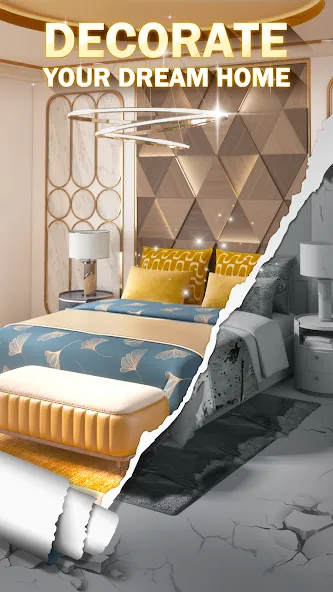 Скачать Decor Match на телефон — Много денег — скриншот 4
