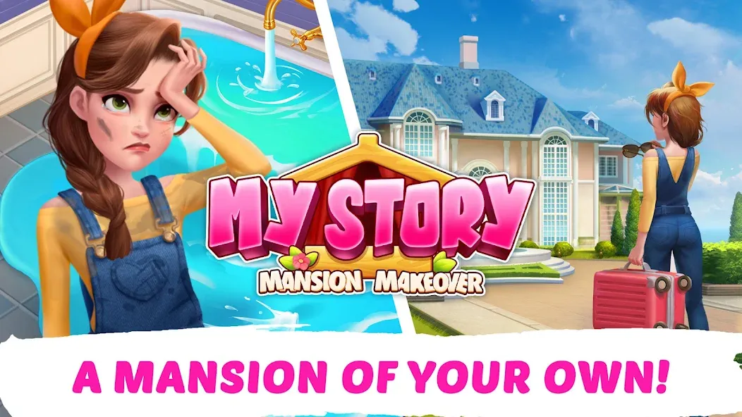 My Story - Mansion Makeover MOD APK — Бесконечные звезды и деньги — скриншот 1 My Story - Mansion Makeover MOD APK — Бесконечные звезды и деньги — скриншот 1