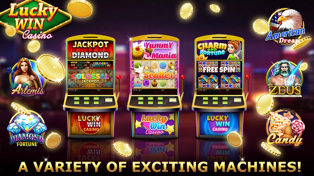 Скачать Lucky Win Casino™ SLOTS GAME — Последняя версия (Много монет и бесплатных вращений) — скриншот 2