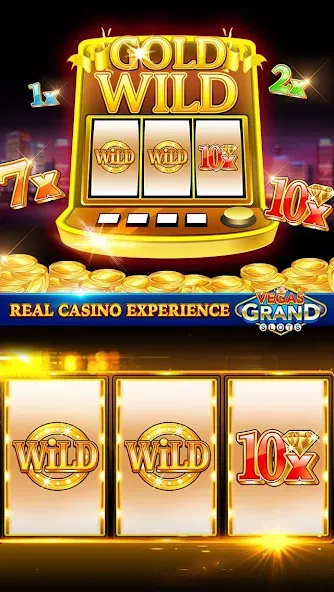 Vegas Grand Slots:Casino Games на Андроид — Мод Много денег — скриншот 2