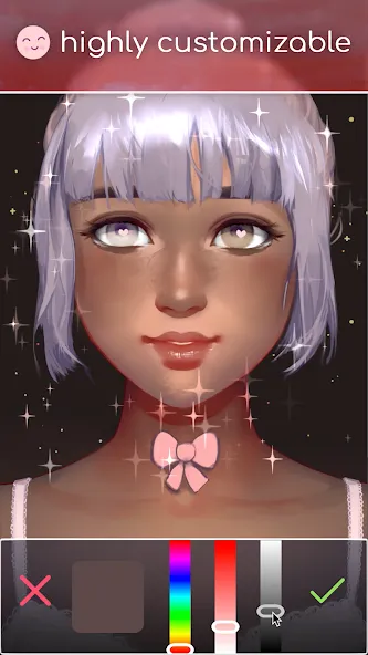 Скачать Live Portrait Maker: Girls на телефон — Все элементы разблокированы — скриншот 3