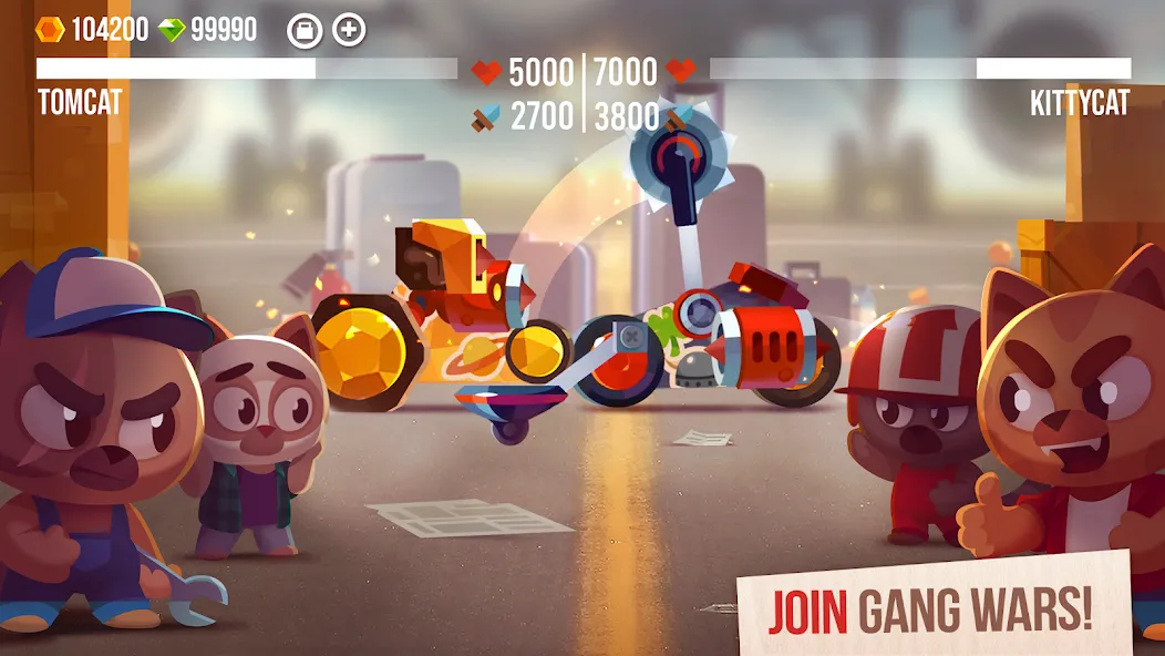 Скачать взломанную CATS: Crash Arena Turbo Stars — Много денег — скриншот 4