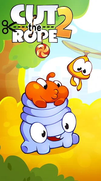 Скачать Cut the Rope 2 с модом — Много денег и конфет — скриншот 1
