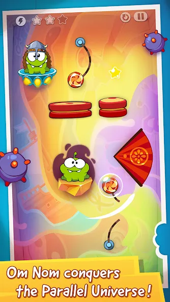 Скачать взлом Cut the Rope: Time Travel на Андроид — Много денег и без рекламы — скриншот 1