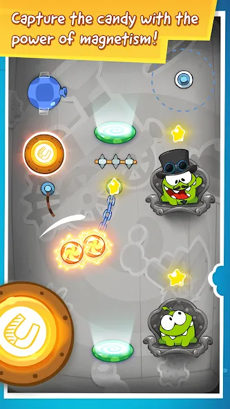 Скачать взлом Cut the Rope: Time Travel на Андроид — Много денег и без рекламы — скриншот 2
