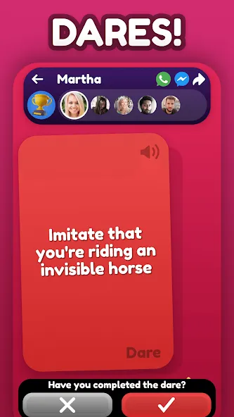 Truth or Dare Party Game на Андроид — Мод Все вопросы и режимы открыты — скриншот 3