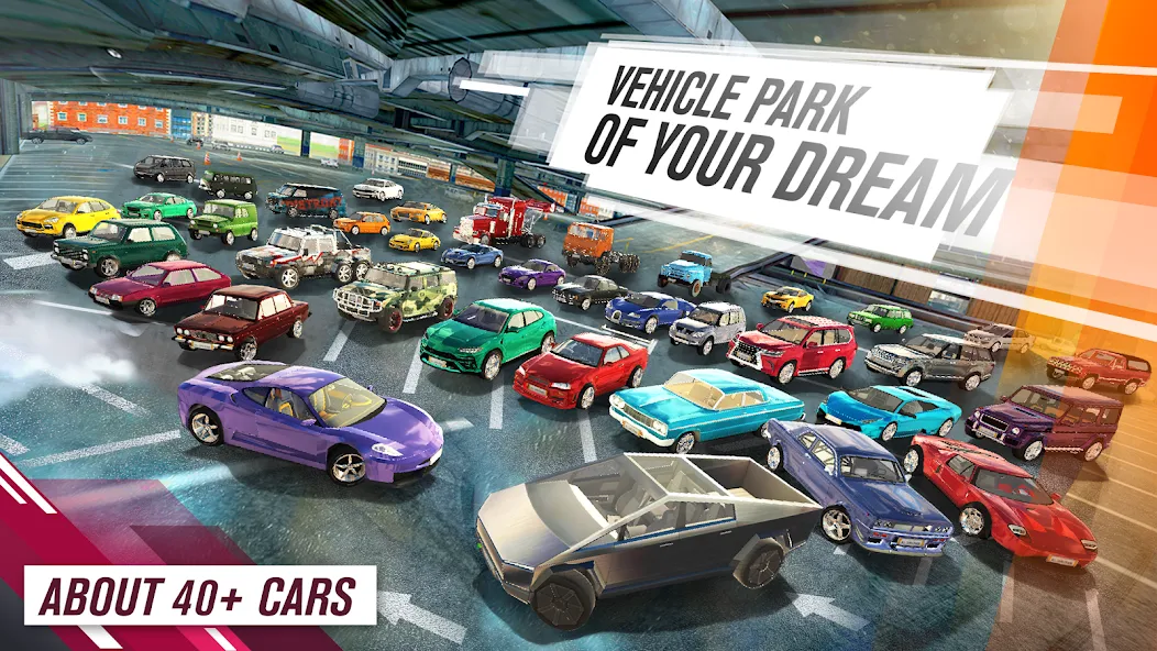 Скачать All Cars Crash на Андроид — Много денег — скриншот 3