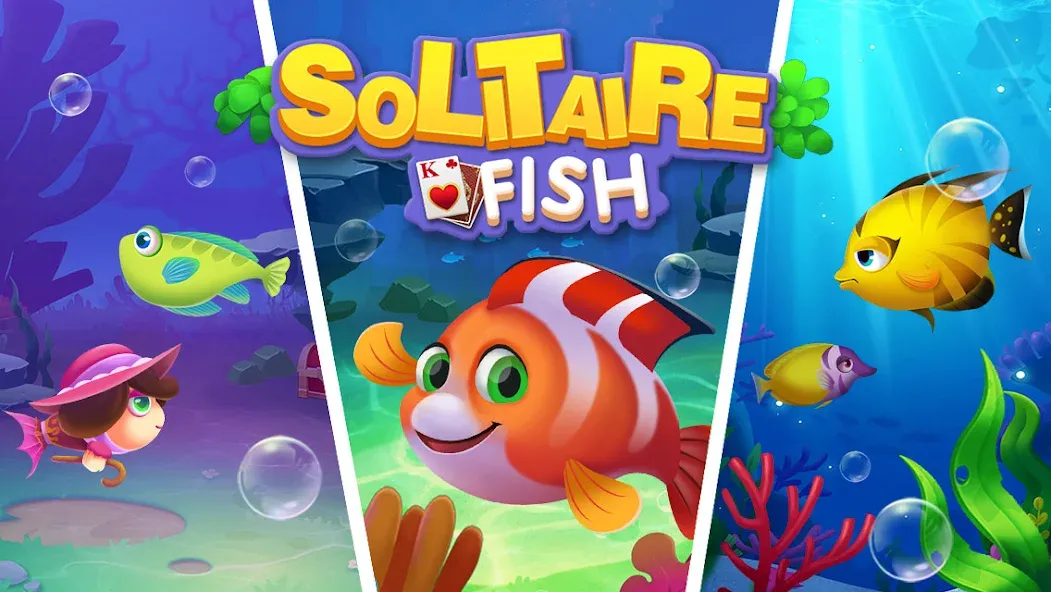 Скачать Solitaire Fish Klondike Card — Много денег и без рекламы — скриншот 5