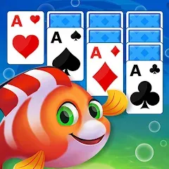 Скачать Solitaire Fish Klondike Card — Много денег и без рекламы