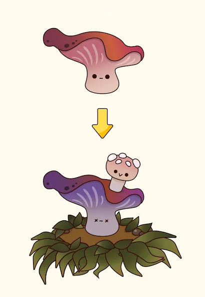 Скачать Mushroom Stories Clicker с модом — Много денег — скриншот 4