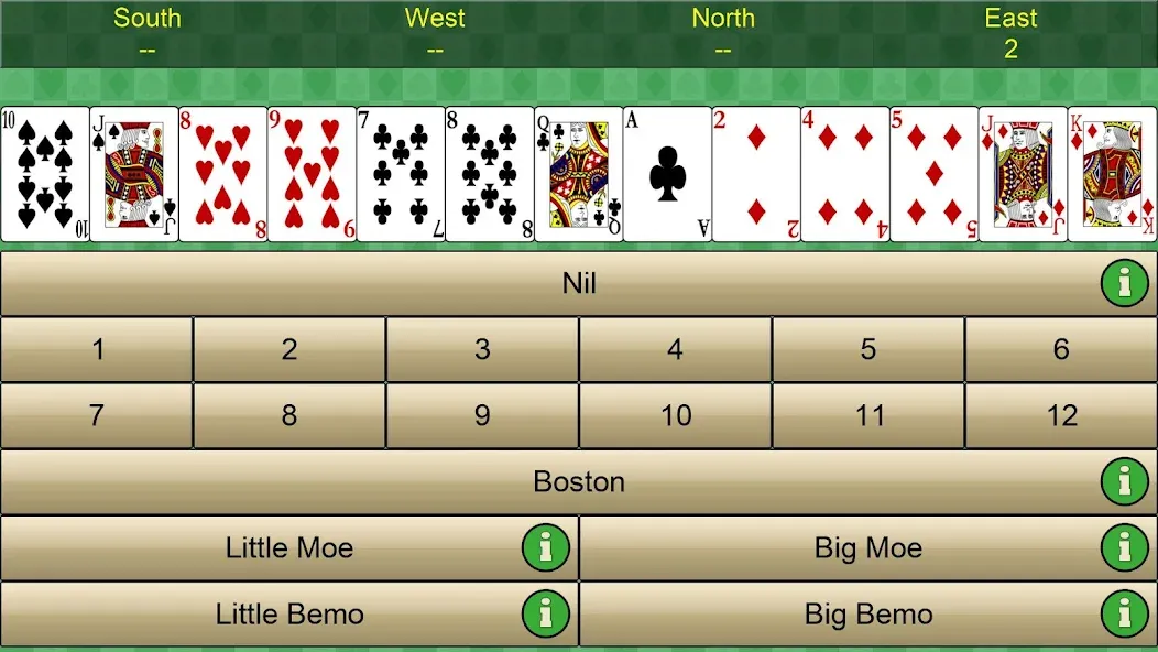 Spades V+, spades card game (Мод Все карты открыты) — скриншот 2
