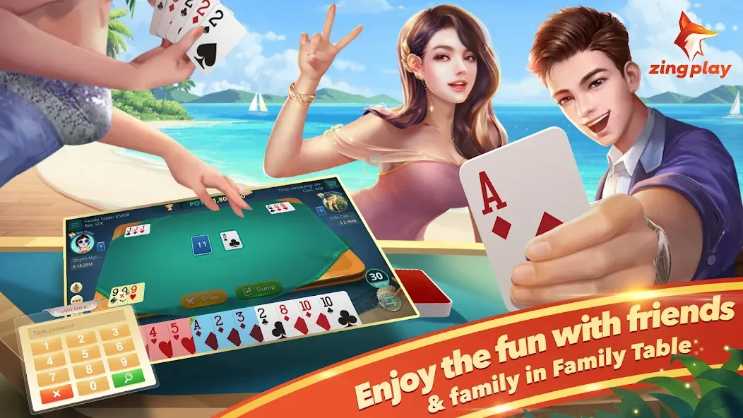 Скачать взломанную Tongits Zingplay - Card Game — Много золота и фишек — скриншот 4