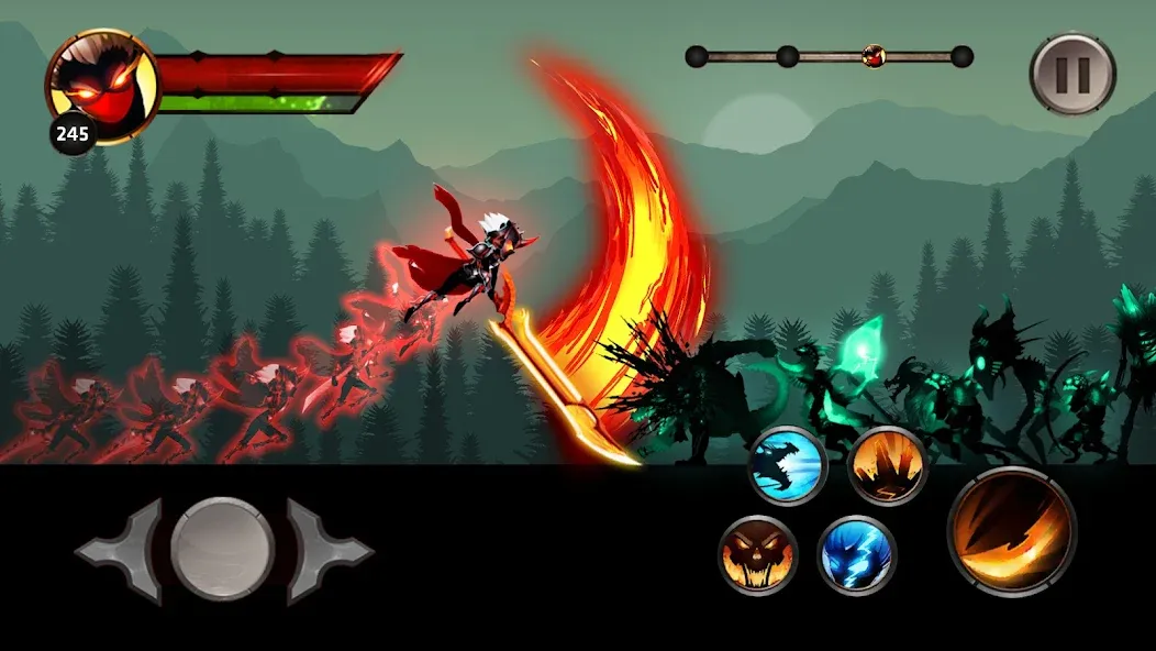 Скачать взлом Stickman Legends Offline Games на Андроид — Много денег и кристаллов — скриншот 5