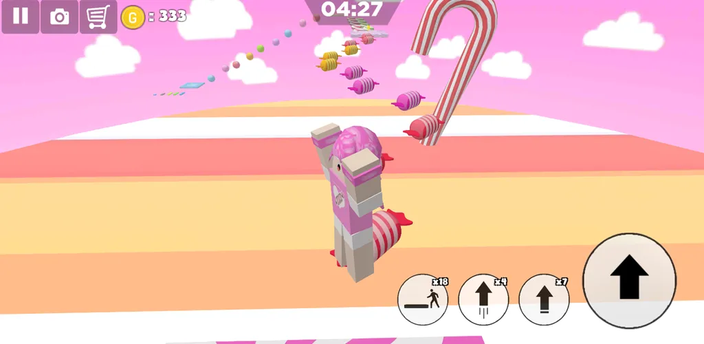 Candy Parkour Sweet girl — Взломанная версия (Много денег и без рекламы) — скриншот 5