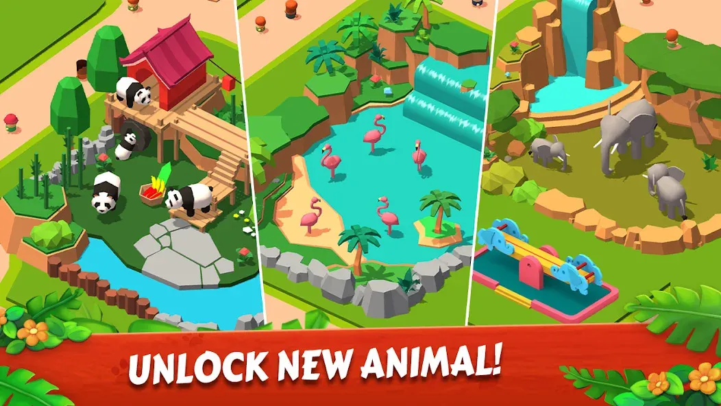 Взлом Zoo Tile - Match Puzzle Game — Много денег и без рекламы — скриншот 1 Взлом Zoo Tile - Match Puzzle Game — Много денег и без рекламы — скриншот 1