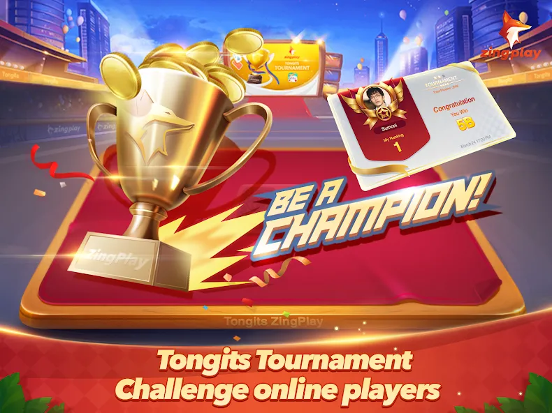 Скачать взломанную Tongits ZingPlay-Fun Challenge — Много золота и фишек — скриншот 4