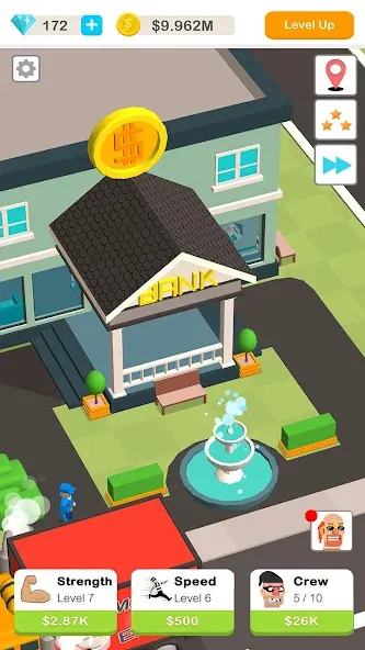 Idle Robbery MOD APK на Android — Много денег — скриншот 4