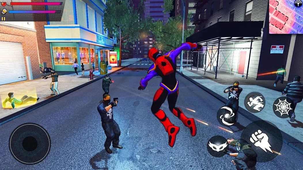 Скачать Spider Hero:Super City Hero на Android — Много денег — скриншот 3 Скачать Spider Hero:Super City Hero на Android — Много денег — скриншот 3