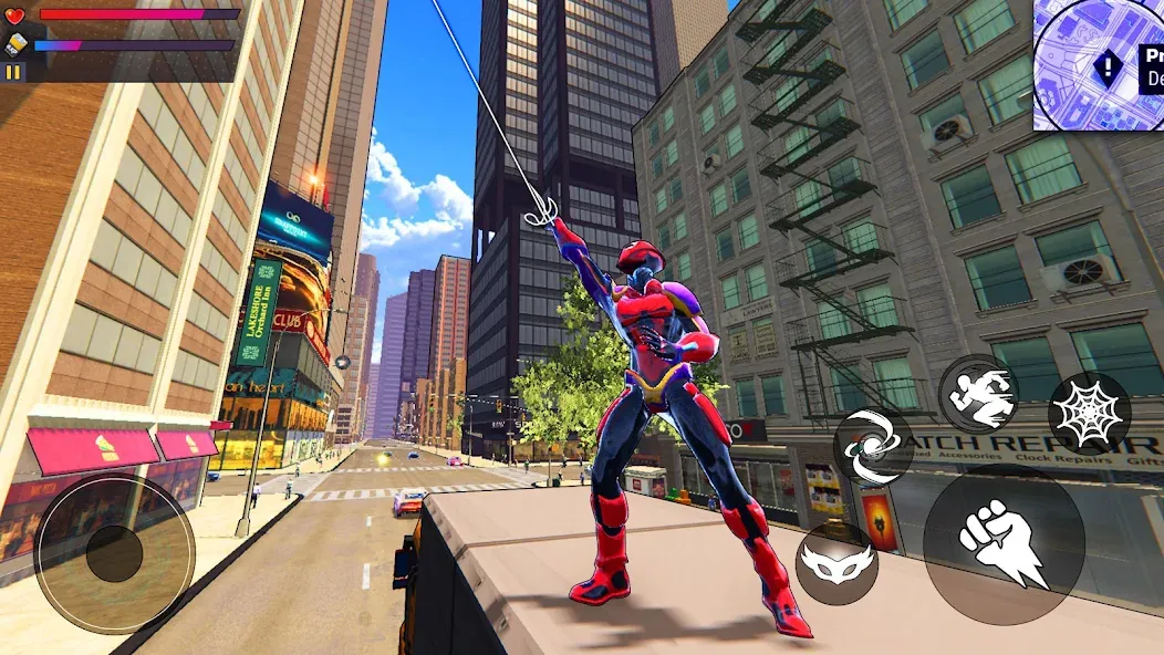 Скачать Spider Hero:Super City Hero на Android — Много денег — скриншот 5