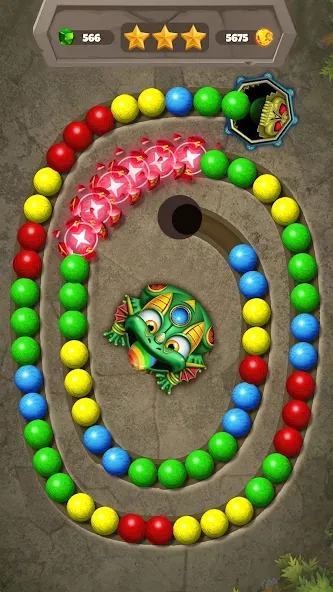 Скачать взломанную Marble Bubbles: Blast Pop Game — Много монет — скриншот 1