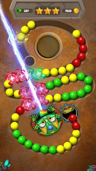Скачать взломанную Marble Bubbles: Blast Pop Game — Много монет — скриншот 2