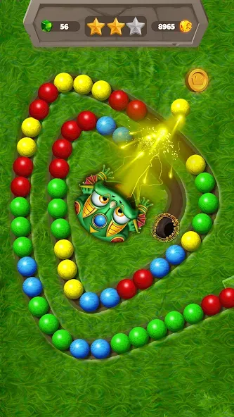 Скачать взломанную Marble Bubbles: Blast Pop Game — Много монет — скриншот 3