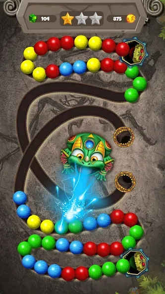 Скачать взломанную Marble Bubbles: Blast Pop Game — Много монет — скриншот 4