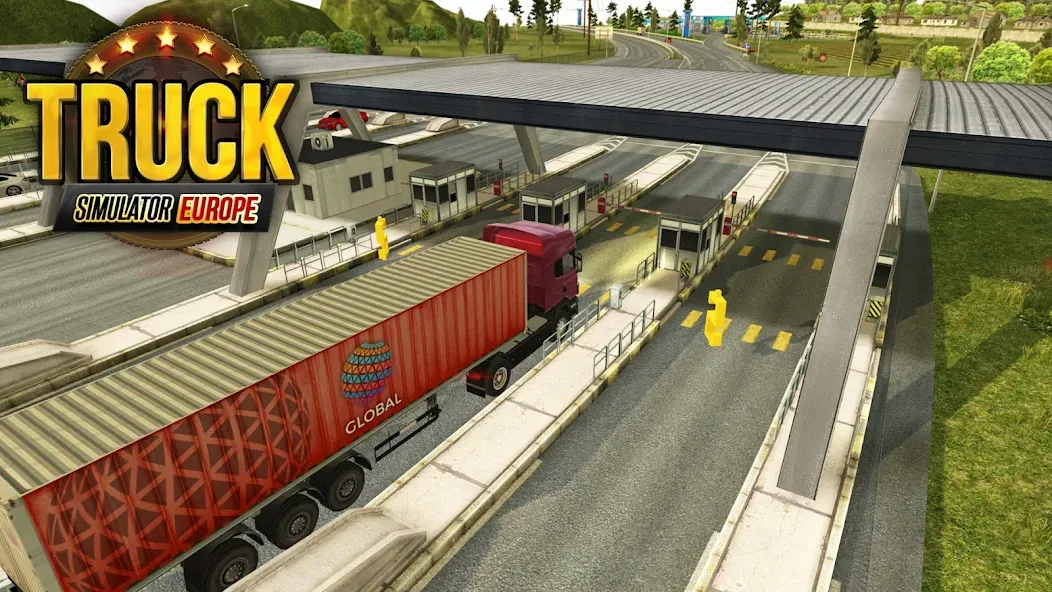 Truck Simulator : Europe MOD APK — Много денег — скриншот 1