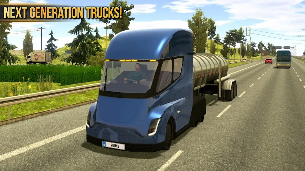 Truck Simulator : Europe MOD APK — Много денег — скриншот 5