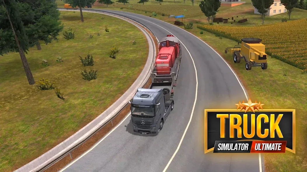 Скачать Truck Simulator : Ultimate на телефон — Много денег и бесплатные покупки — скриншот 3 Скачать Truck Simulator : Ultimate на телефон — Много денег и бесплатные покупки — скриншот 3