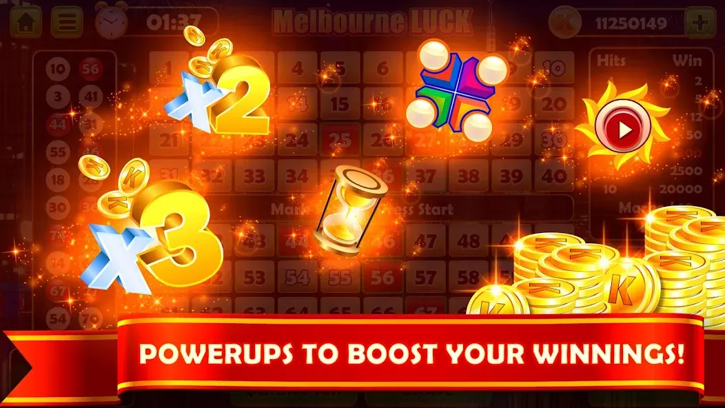 Keno Prime - Super 3X Payout Mod APK Много денег — Скачать на Андроид — скриншот 5