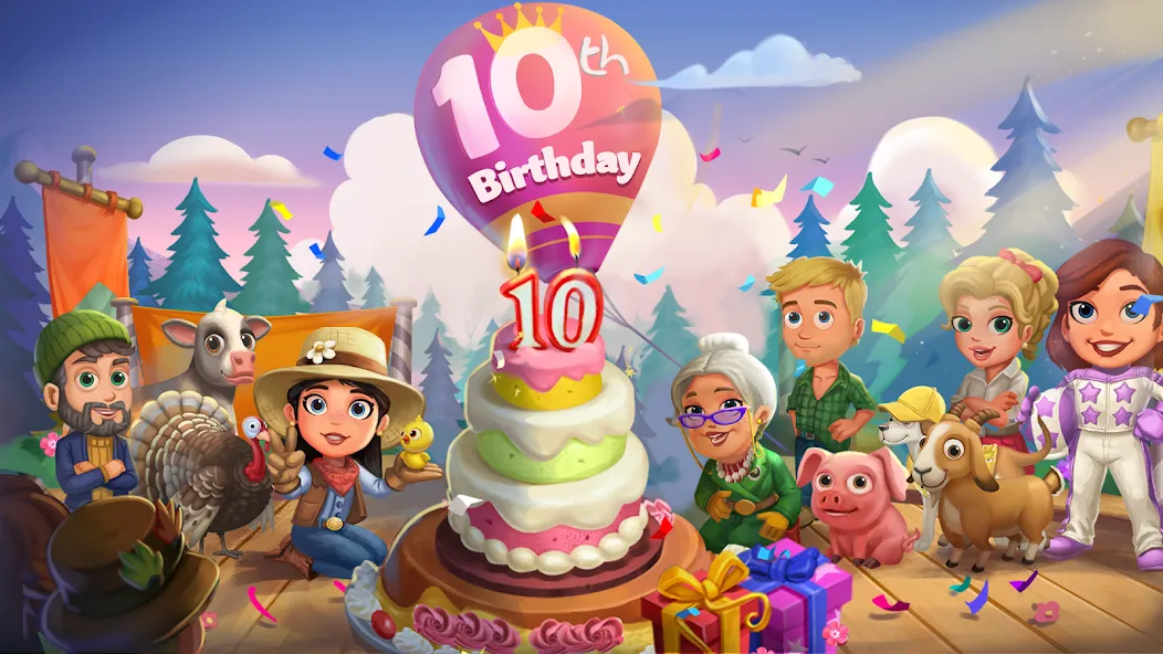 FarmVille 2: Country Escape (Мод Много денег и ключей) — скриншот 1
