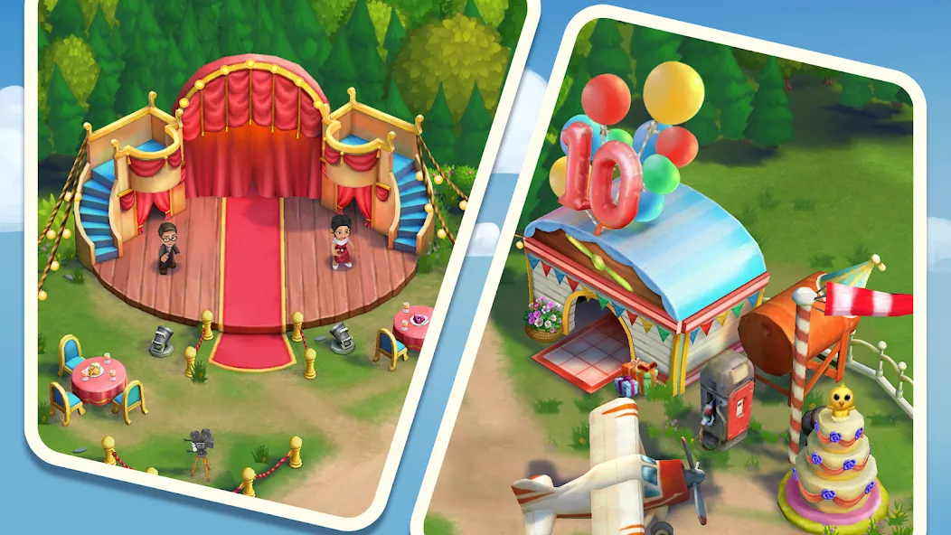 FarmVille 2: Country Escape (Мод Много денег и ключей) — скриншот 2