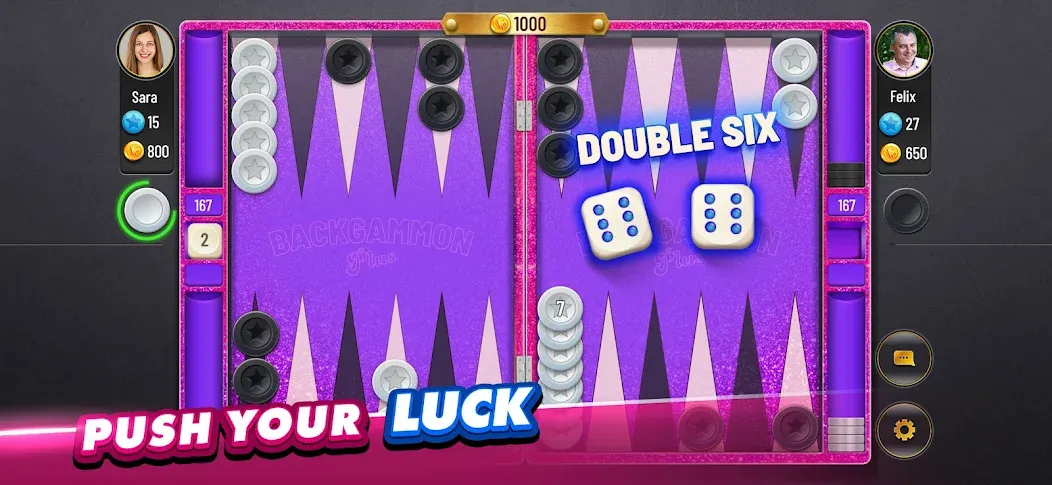 Скачать Backgammon Plus - Board Game на телефон — Много денег и без рекламы — скриншот 4