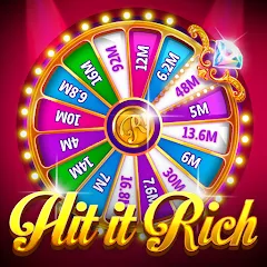 Взломанная Hit it Rich! Casino Slots Game на Андроид — Много денег и монет