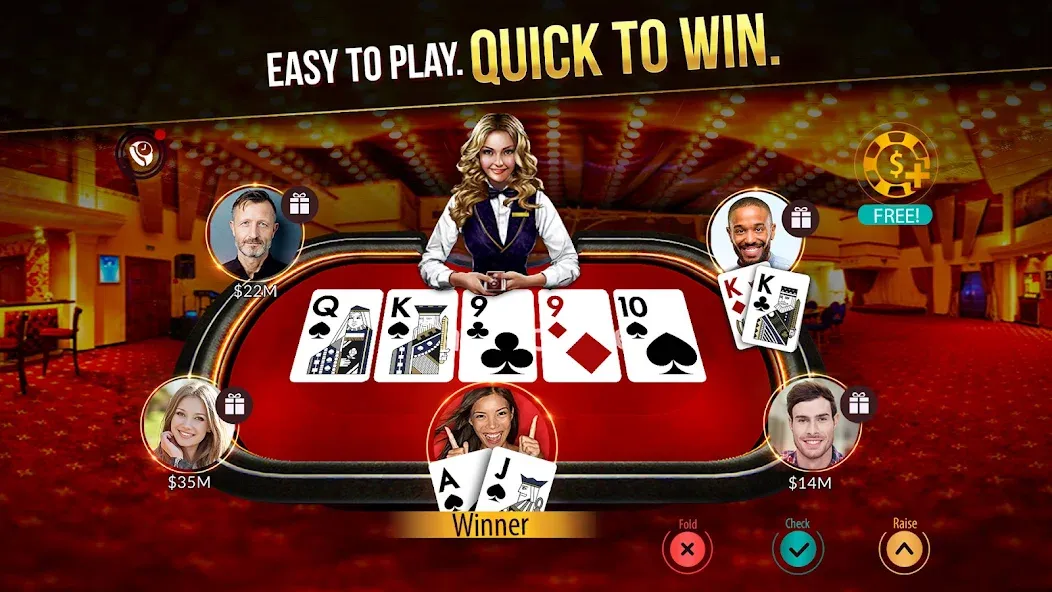 Zynga Poker ™ – Texas Holdem — Много денег — скриншот 1