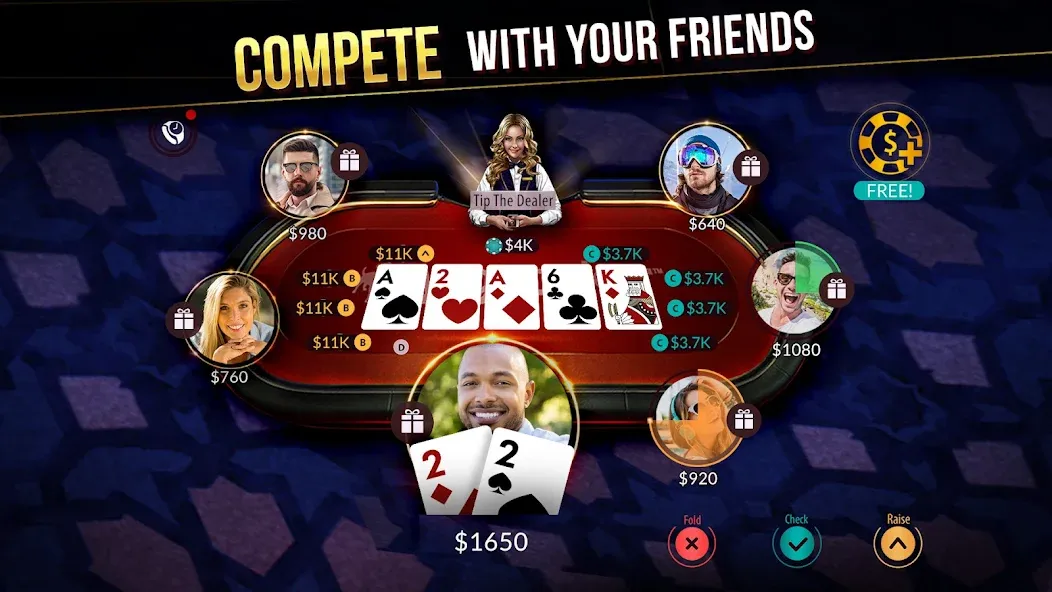 Zynga Poker ™ – Texas Holdem — Много денег — скриншот 3