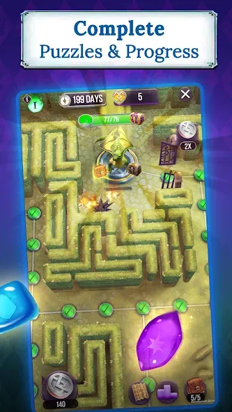Скачать Harry Potter: Puzzles & Spells (Мод: Бесконечные жизни) на Андроид — скриншот 5