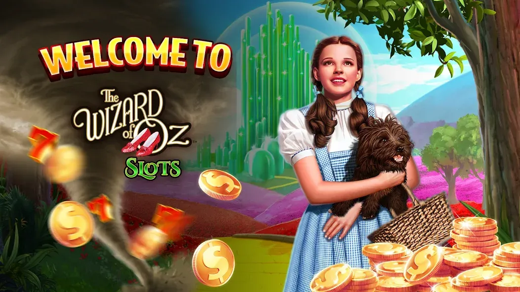 Wizard of Oz Slots Games на Андроид — Взлом на много денег — скриншот 1