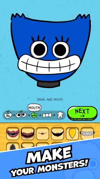 Monster Playtime : Makeover Mod APK Все открыто — Скачать на Андроид — скриншот 4