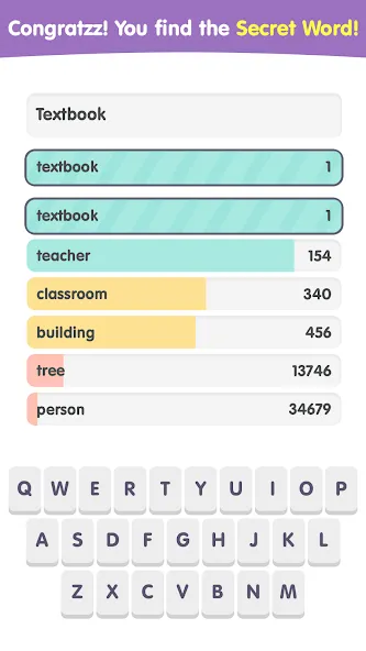Contexto: Popular Words Game MOD — Все подсказки разблокированы на Андроид — скриншот 4