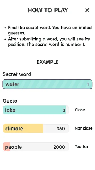 Contexto: Popular Words Game MOD — Все подсказки разблокированы на Андроид — скриншот 5