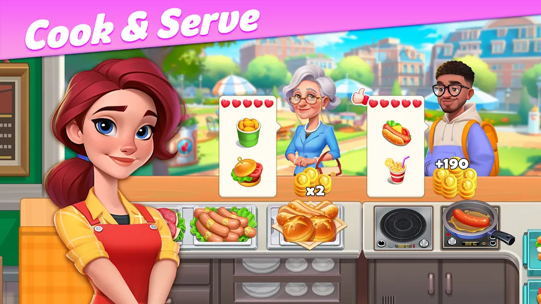 Скачать Restaurant Rescue - Food Games — Модификация Много денег — скриншот 4 Скачать Restaurant Rescue - Food Games — Модификация Много денег — скриншот 4