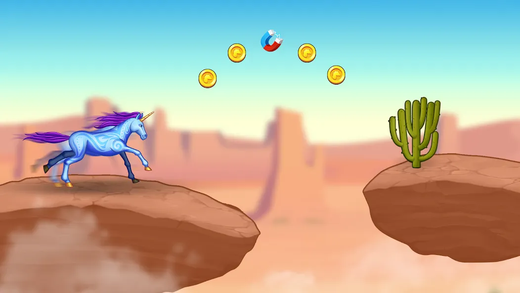 Скачать Unicorn Dash: Magical Run с модом — Много денег и кристаллов — скриншот 3
