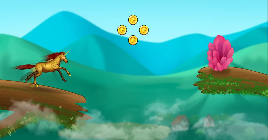 Скачать Unicorn Dash: Magical Run с модом — Много денег и кристаллов — скриншот 4